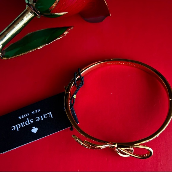 Kate Spade Bracelet,Kate Spade Gold Bow Accent Bracelet - Picture 3 of 8